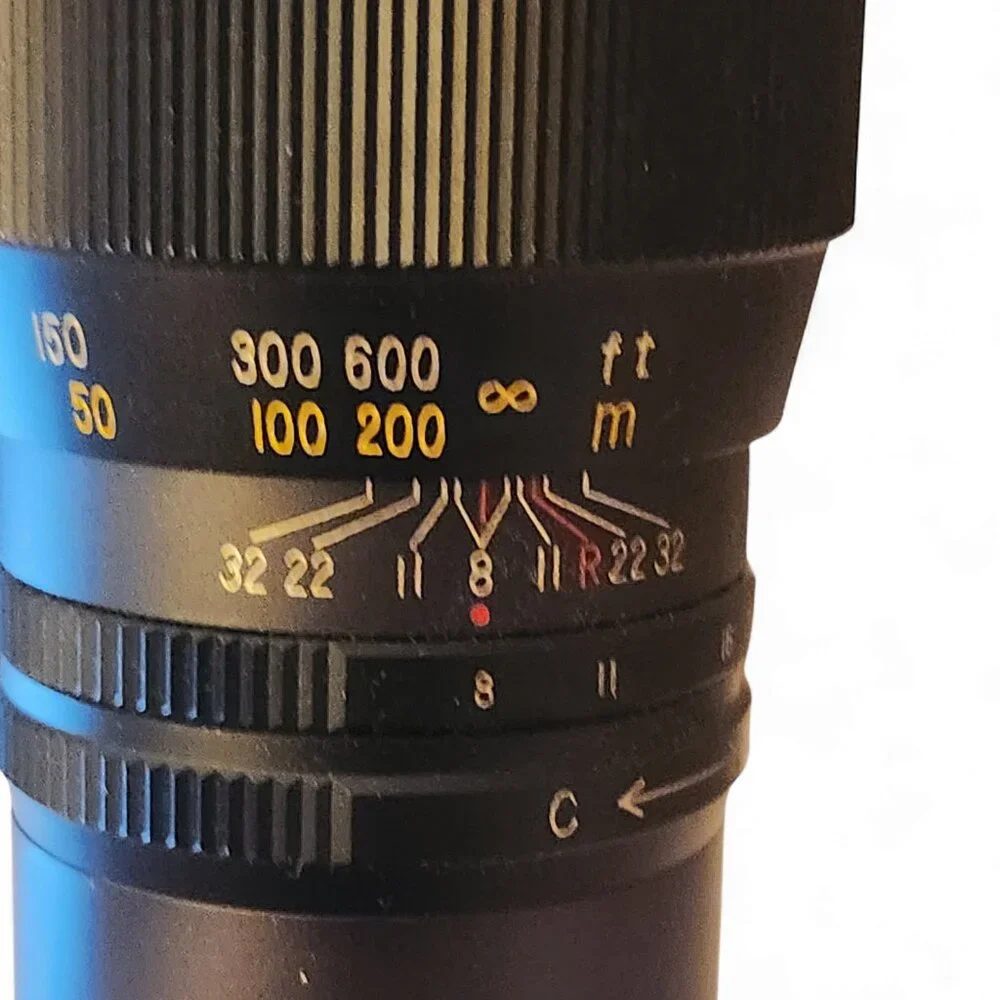 Tele-Astranar 500mm f/1.8 telephoto lens No. 55240 Made in Japan